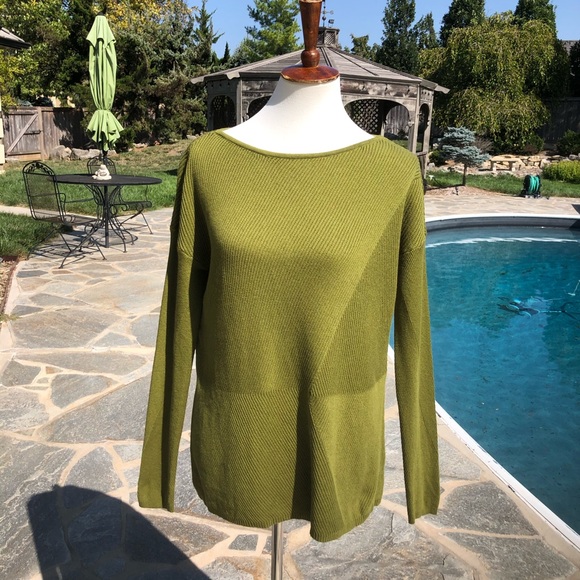 NWT J. Jill “Vine” green S sweater Christmas gift - Picture 7 of 7